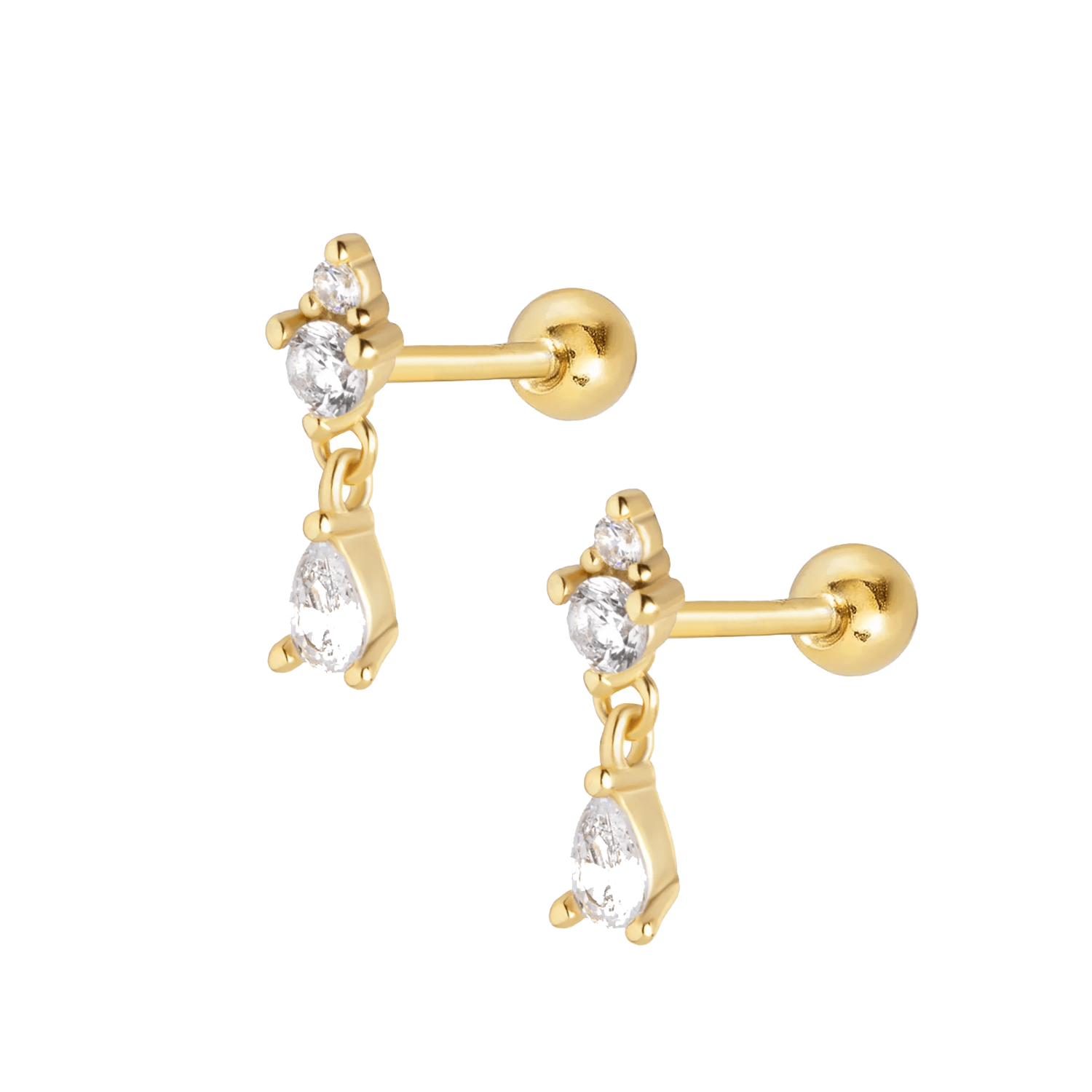 Bohomoon Stainless Steel Lorelai Stud Earrings