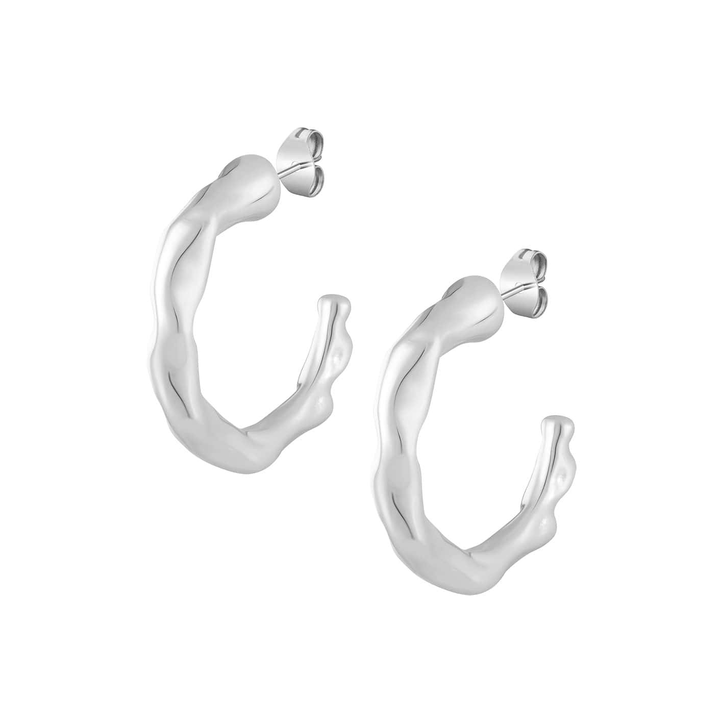 Bohomoon Stainless Steel Loren Hoop Earrings