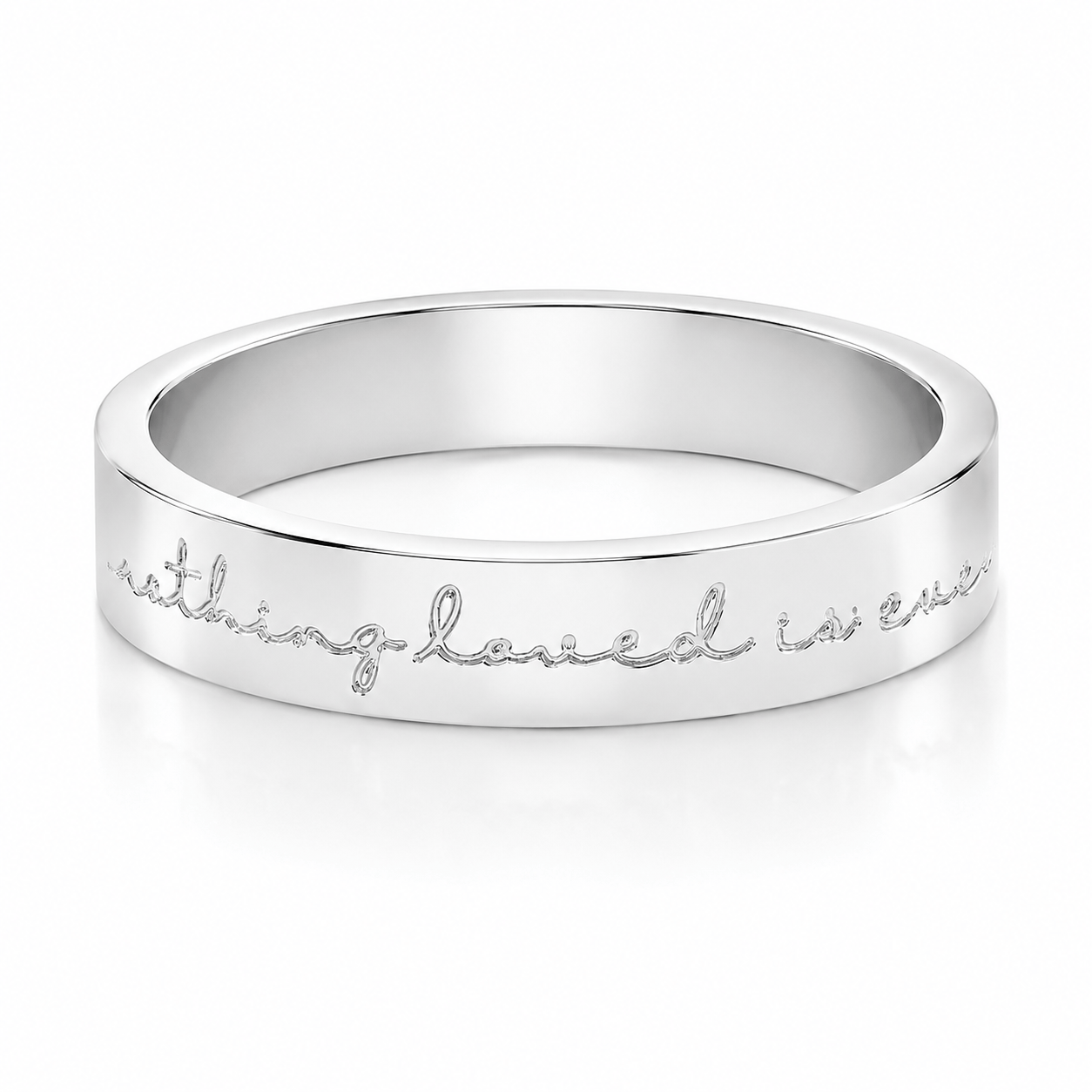 Bohomoon Stainless Steel Loved Not Lost Ring