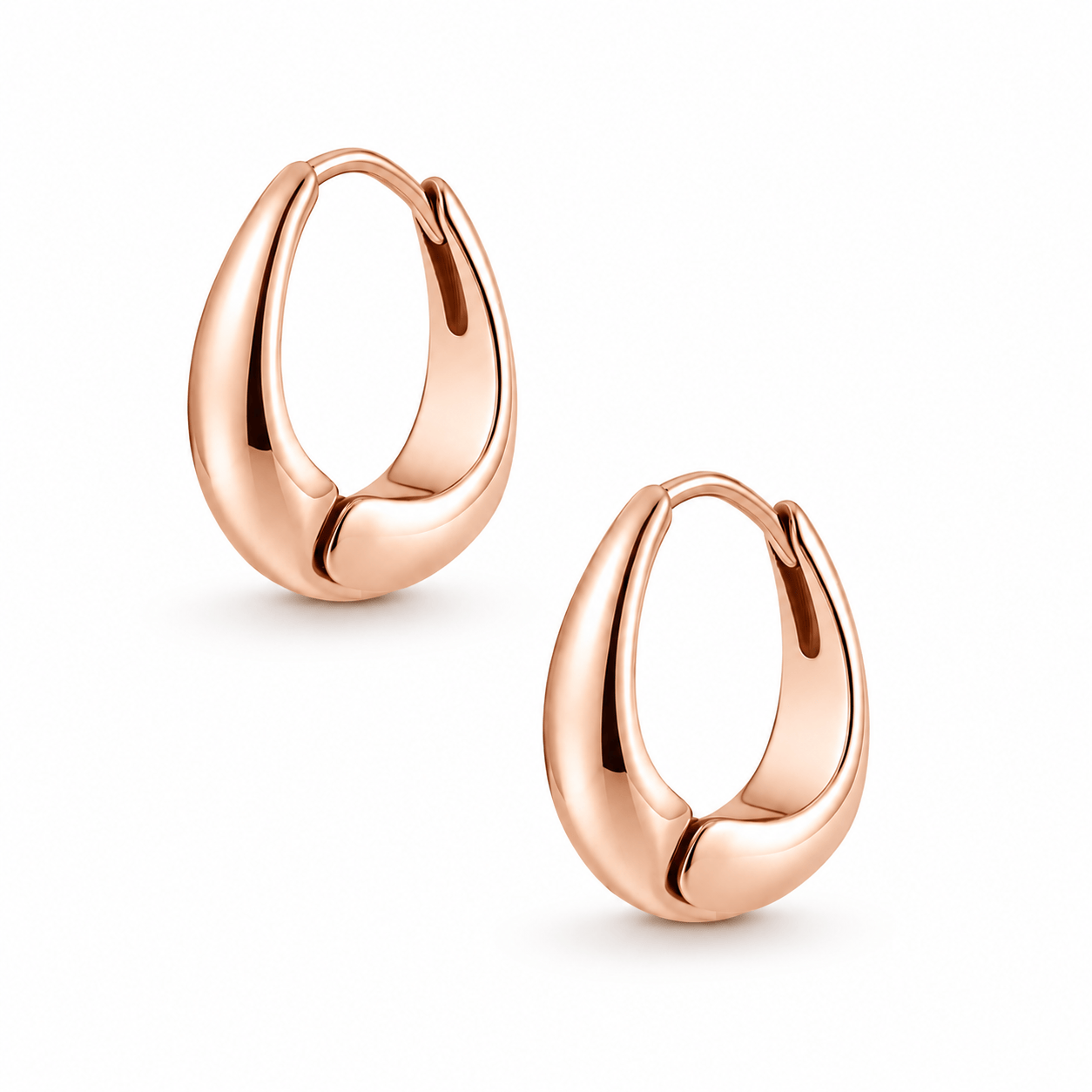 Bohomoon Stainless Steel Lynette Hoop Earrings
