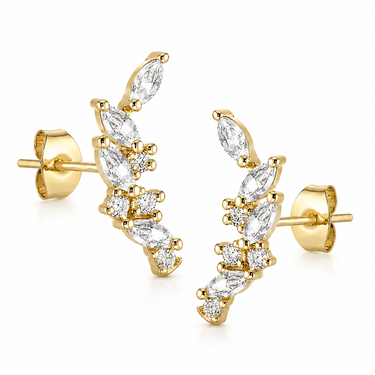 Bohomoon Stainless Steel Lyra Stud Earrings