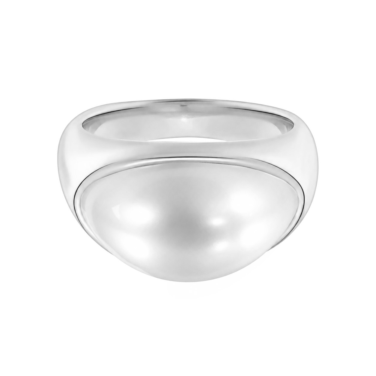 Bohomoon Stainless Steel Maeve Pearl Ring