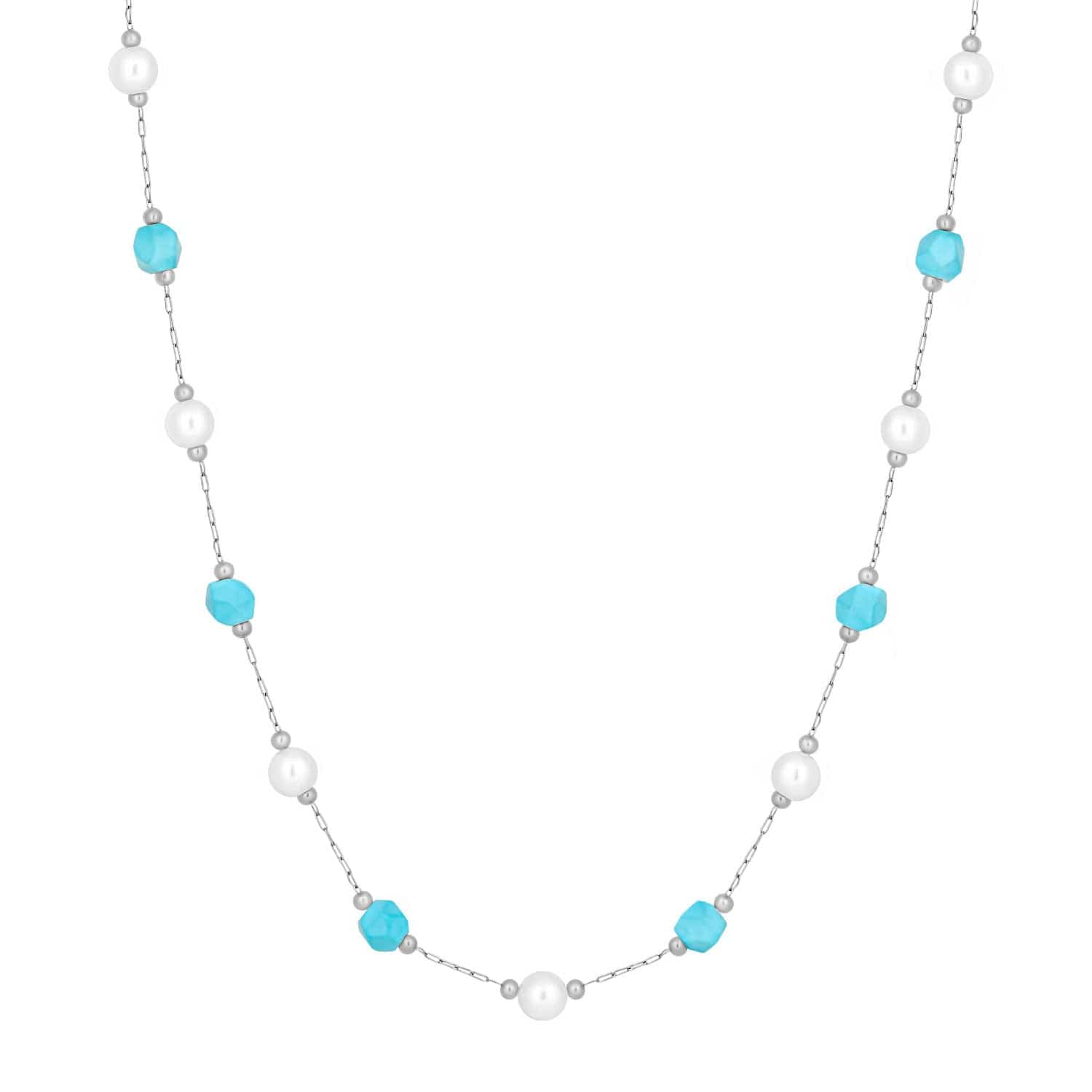 Bohomoon Stainless Steel Malaya Pearl Necklace