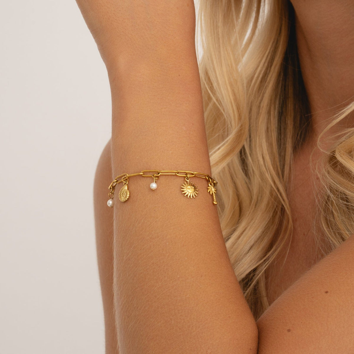 Bohomoon Stainless Steel Marrakesh Charm Bracelet