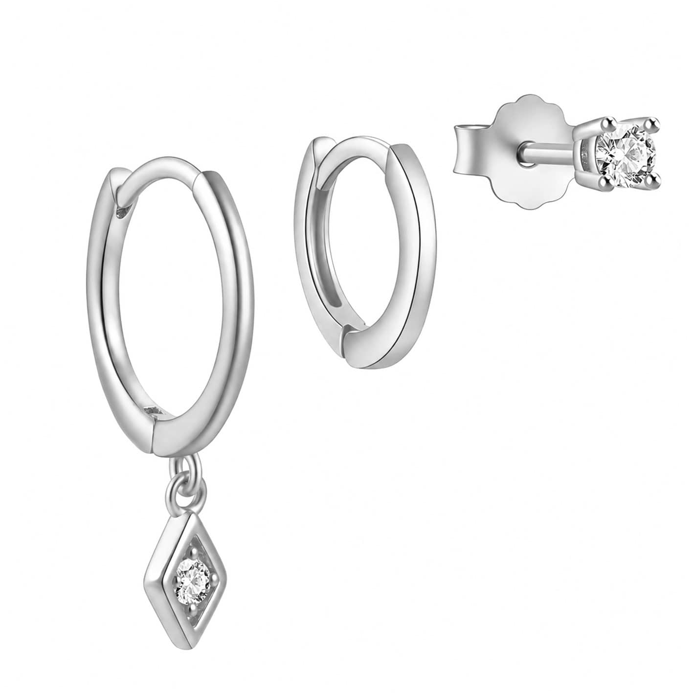 Bohomoon Stainless Steel Melody Earring Set