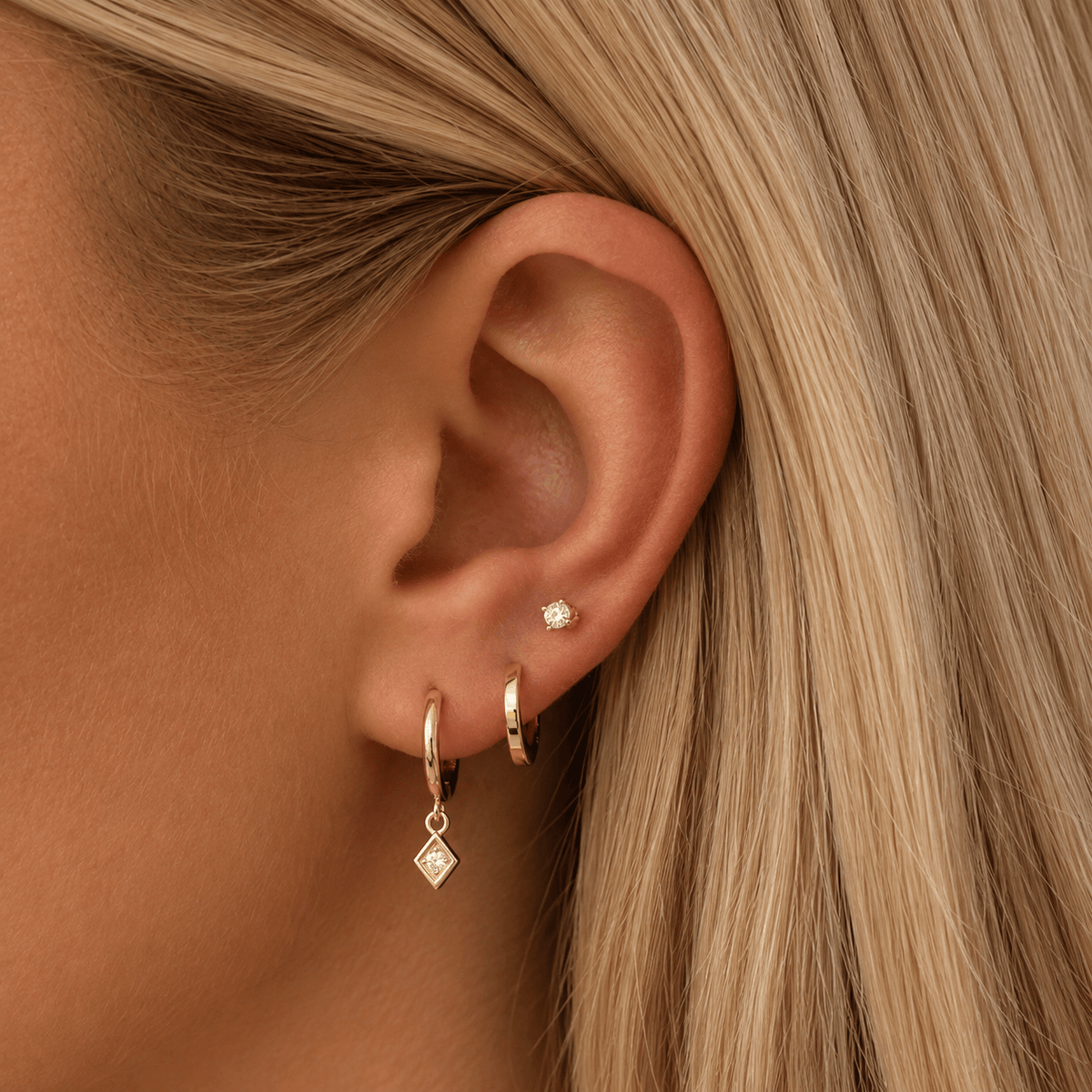 Bohomoon Stainless Steel Melody Earring Set