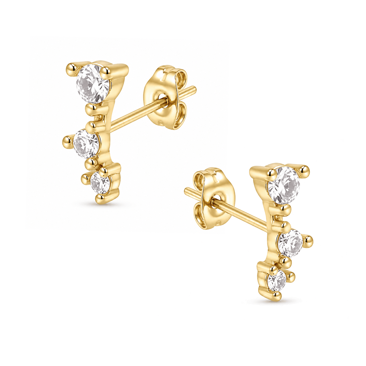 Bohomoon Stainless Steel Milan Stud Earrings