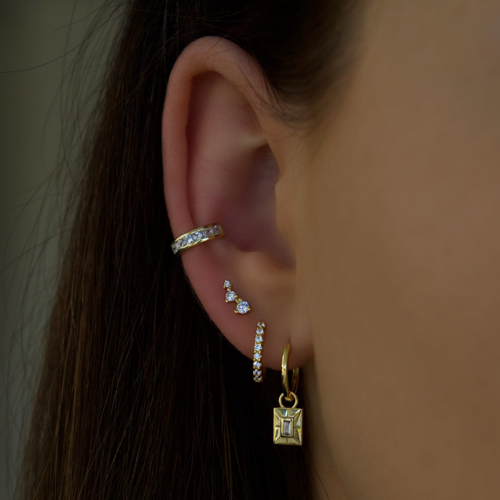 Bohomoon Stainless Steel Milan Stud Earrings