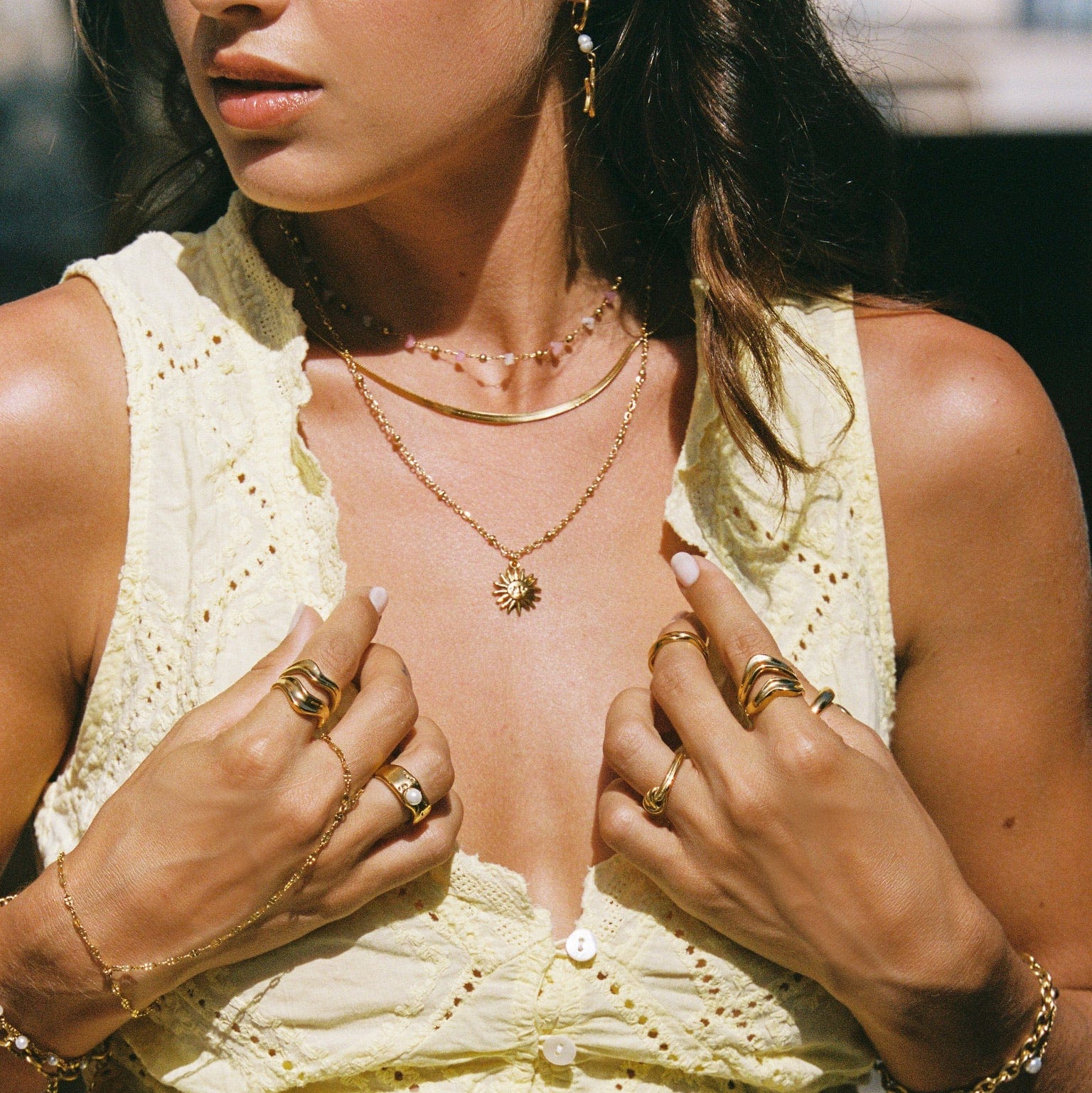 Bohomoon Stainless Steel Miri Choker Necklace