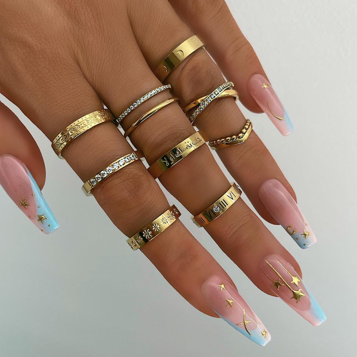 BohoMoon Stainless Steel Mist Ring