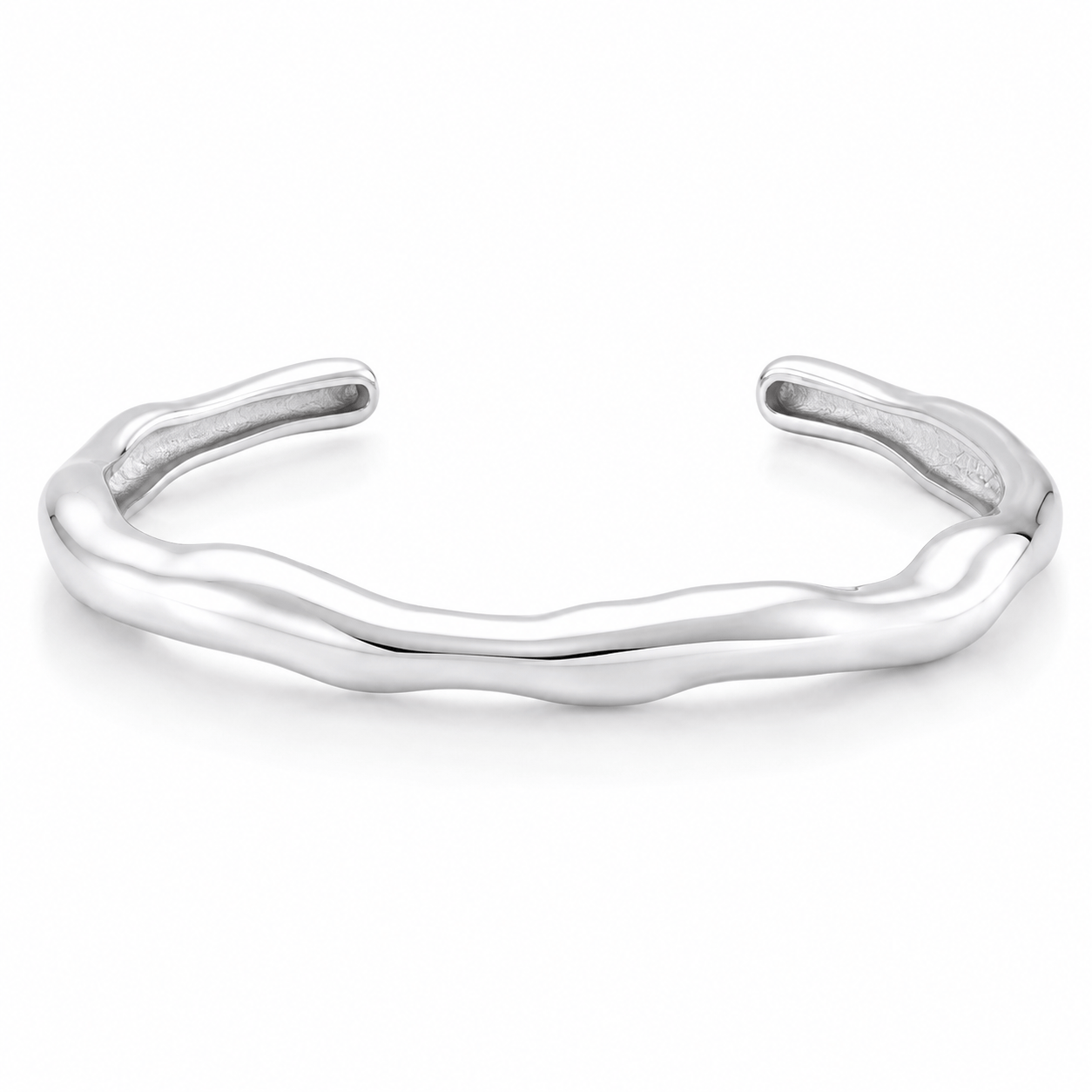 Bohomoon Stainless Steel Molten Cuff Bracelet