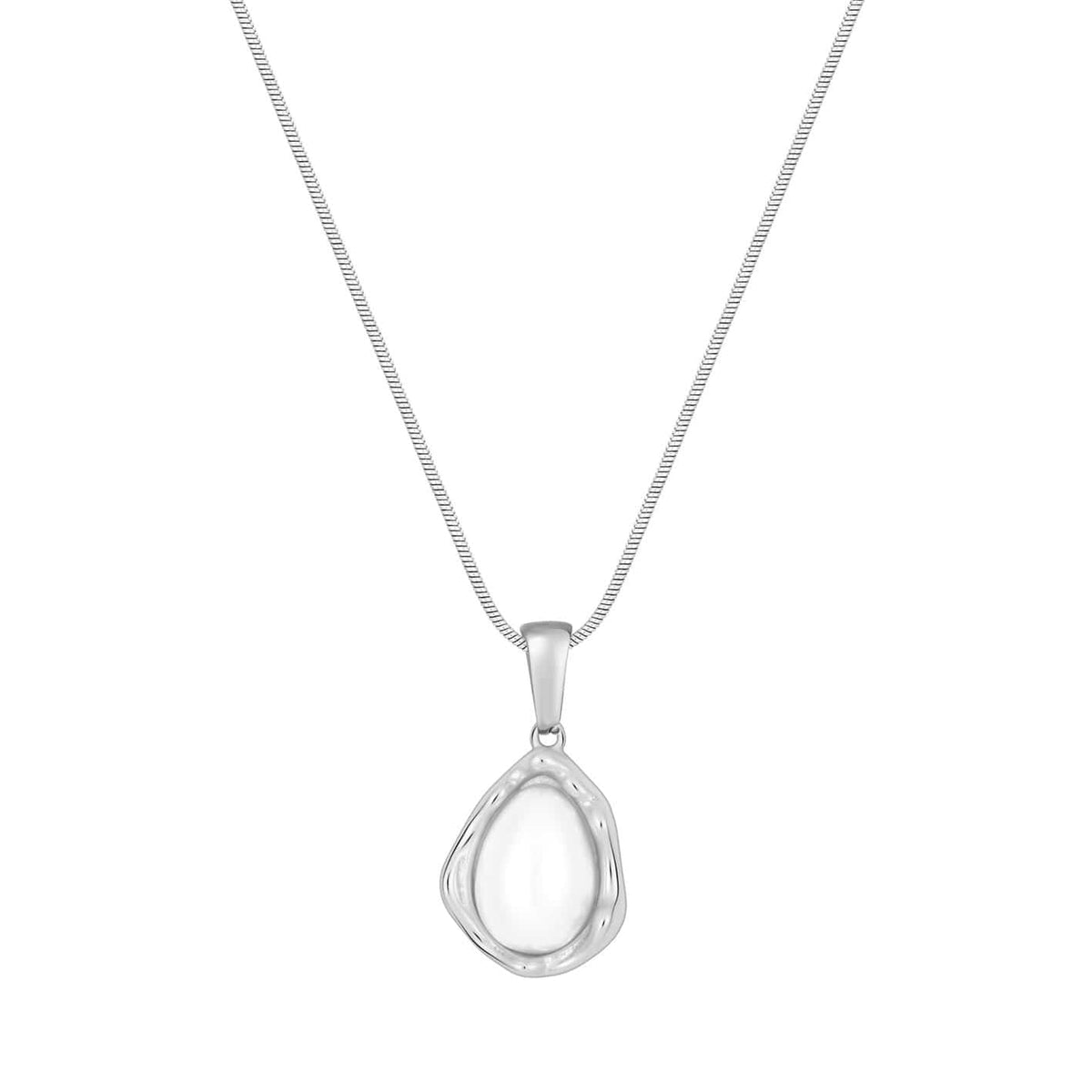 Bohomoon Stainless Steel Naples Pearl Necklace