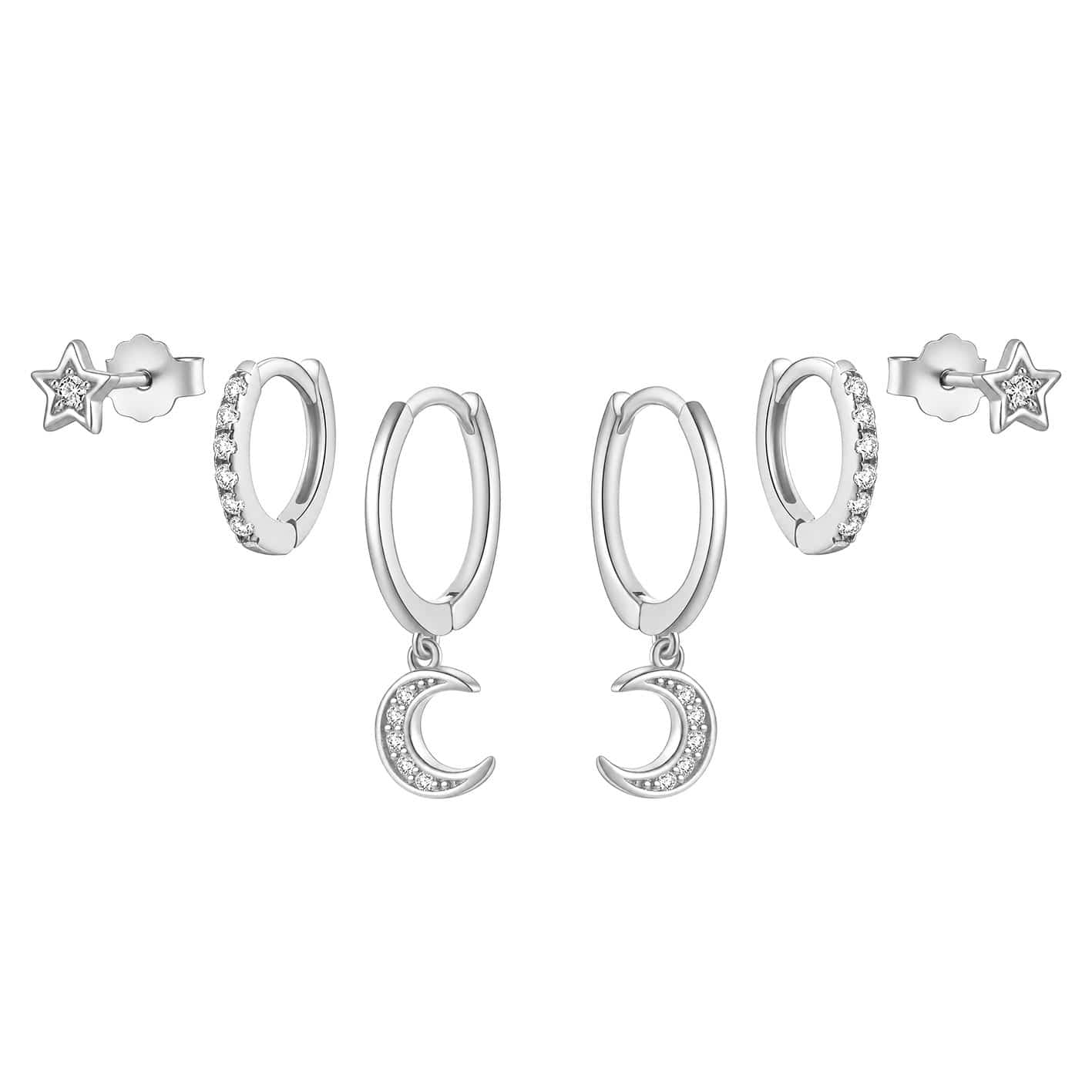Bohomoon Stainless Steel Nightsky Earring Set