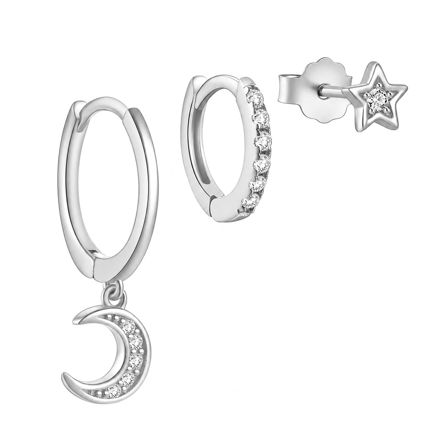 Bohomoon Stainless Steel Nightsky Earring Set