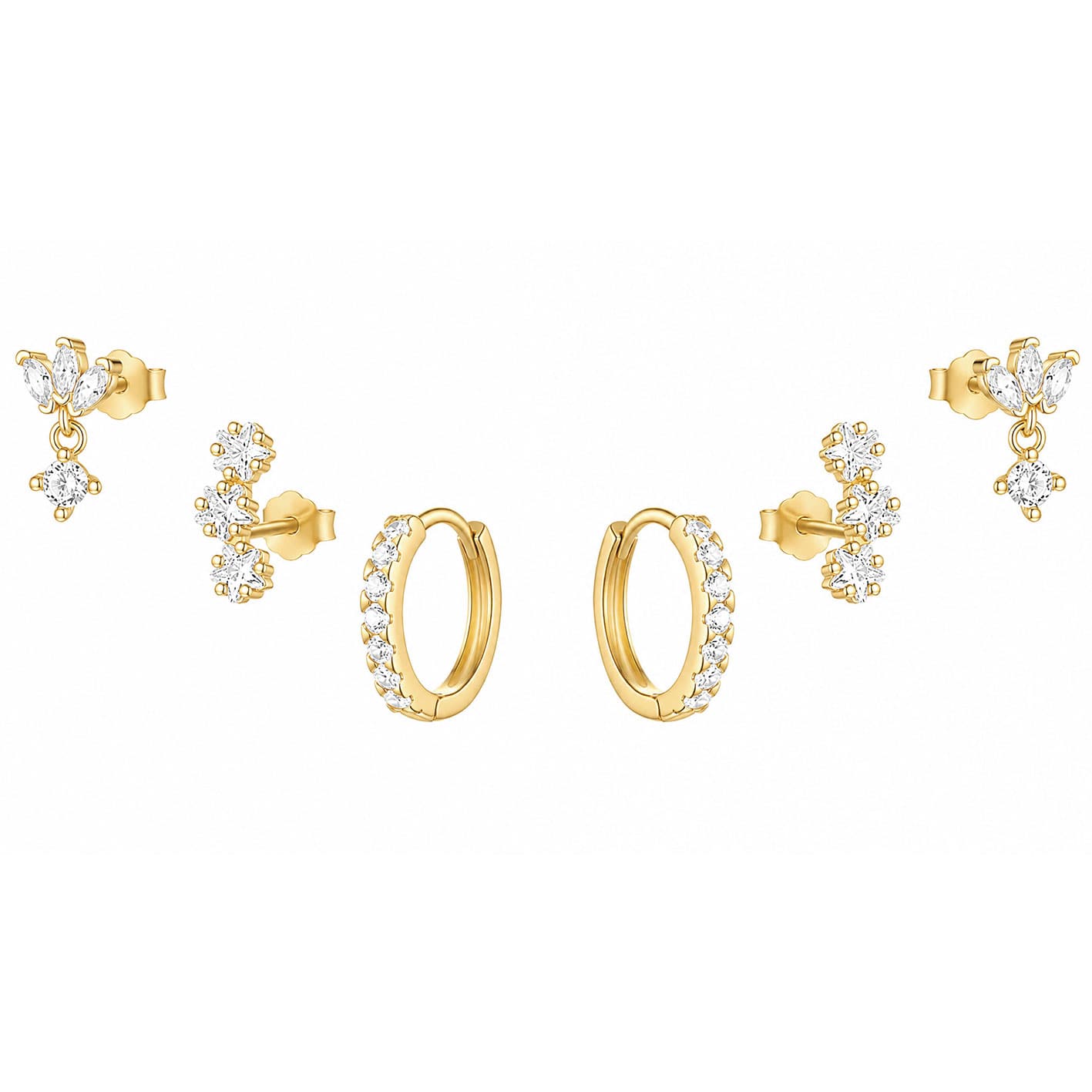Bohomoon Stainless Steel Nova Earring Set