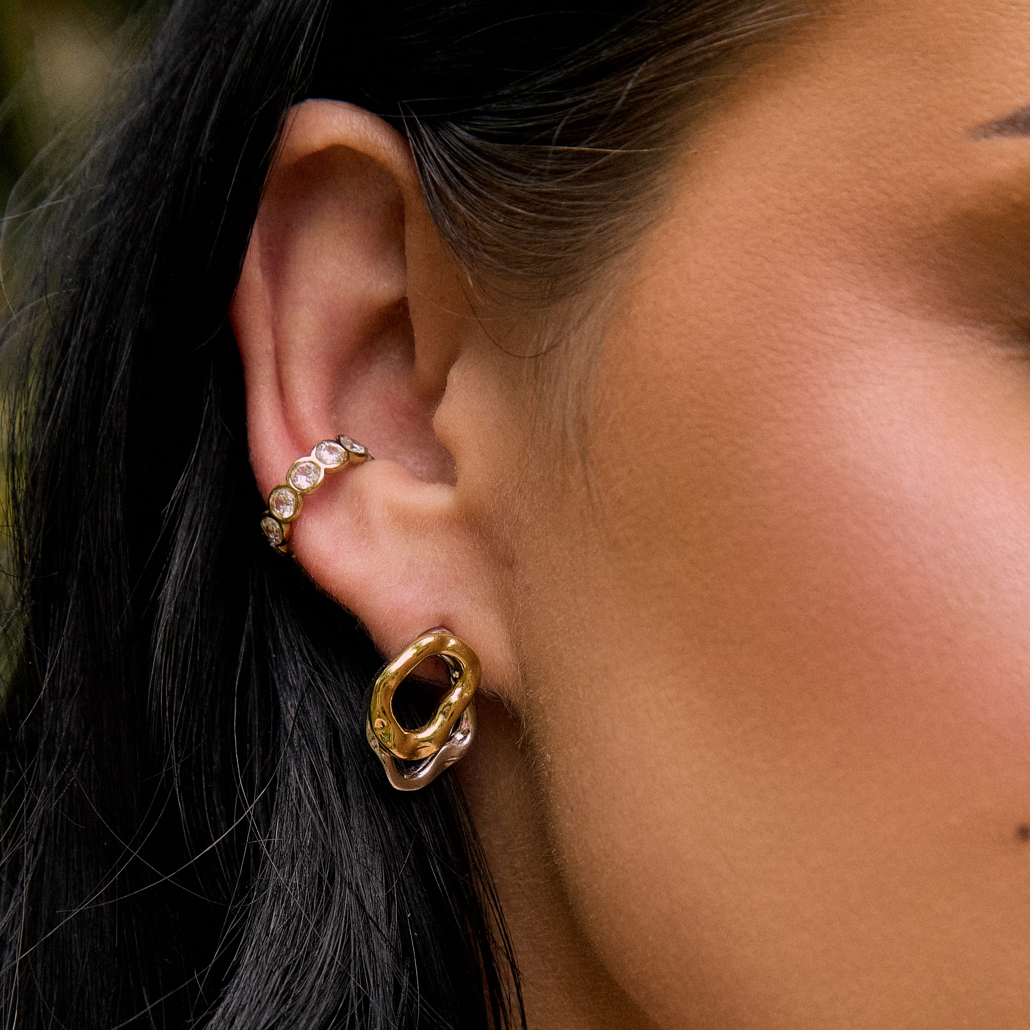 Bohomoon Stainless Steel Oblivion Stud Earrings