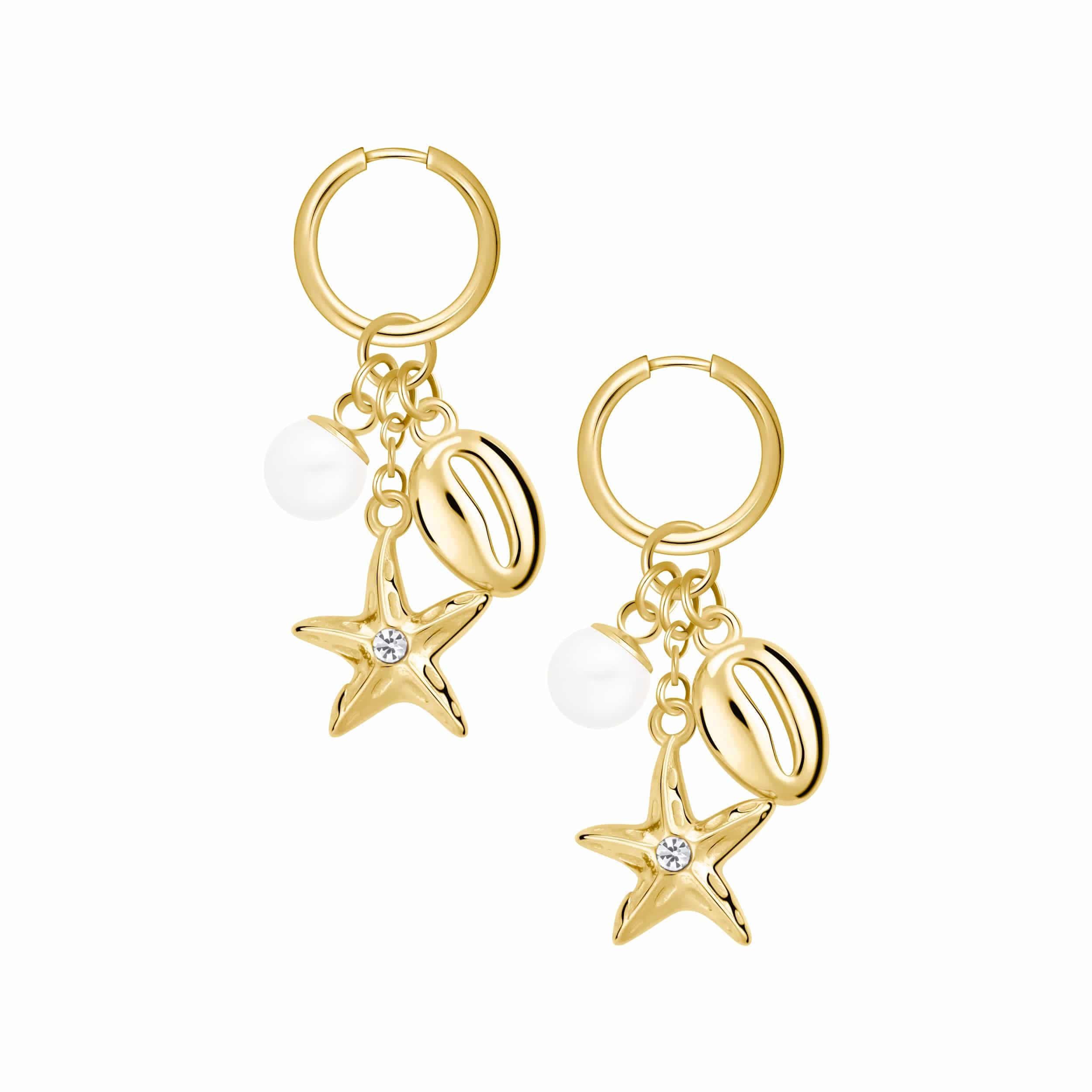 Bohomoon Stainless Steel Olivia Hoop Earrings