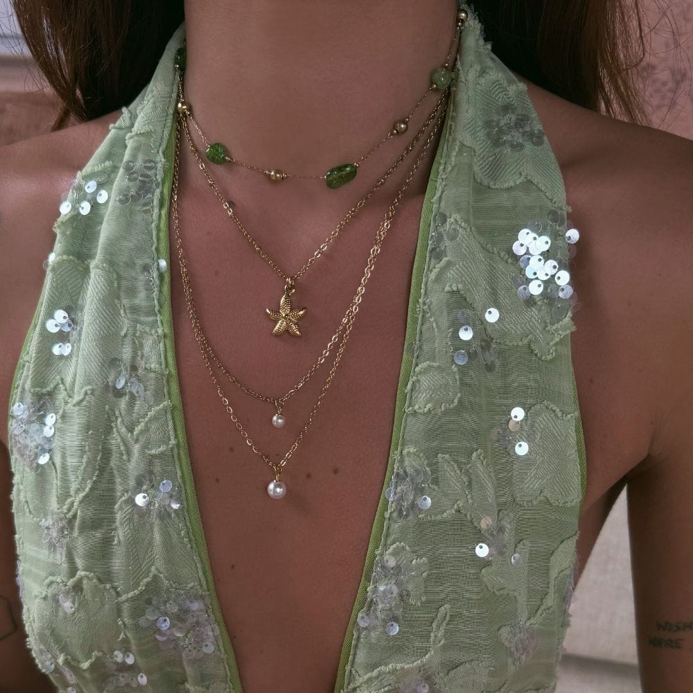 Bohomoon Stainless Steel Pacific Starfish Necklace