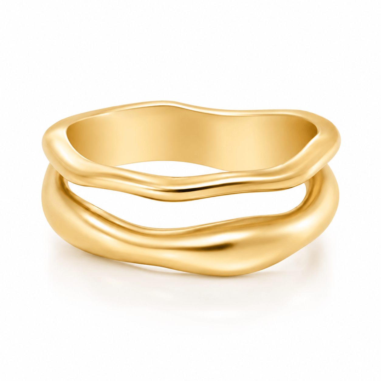 Bohomoon Stainless Steel Parallax Ring