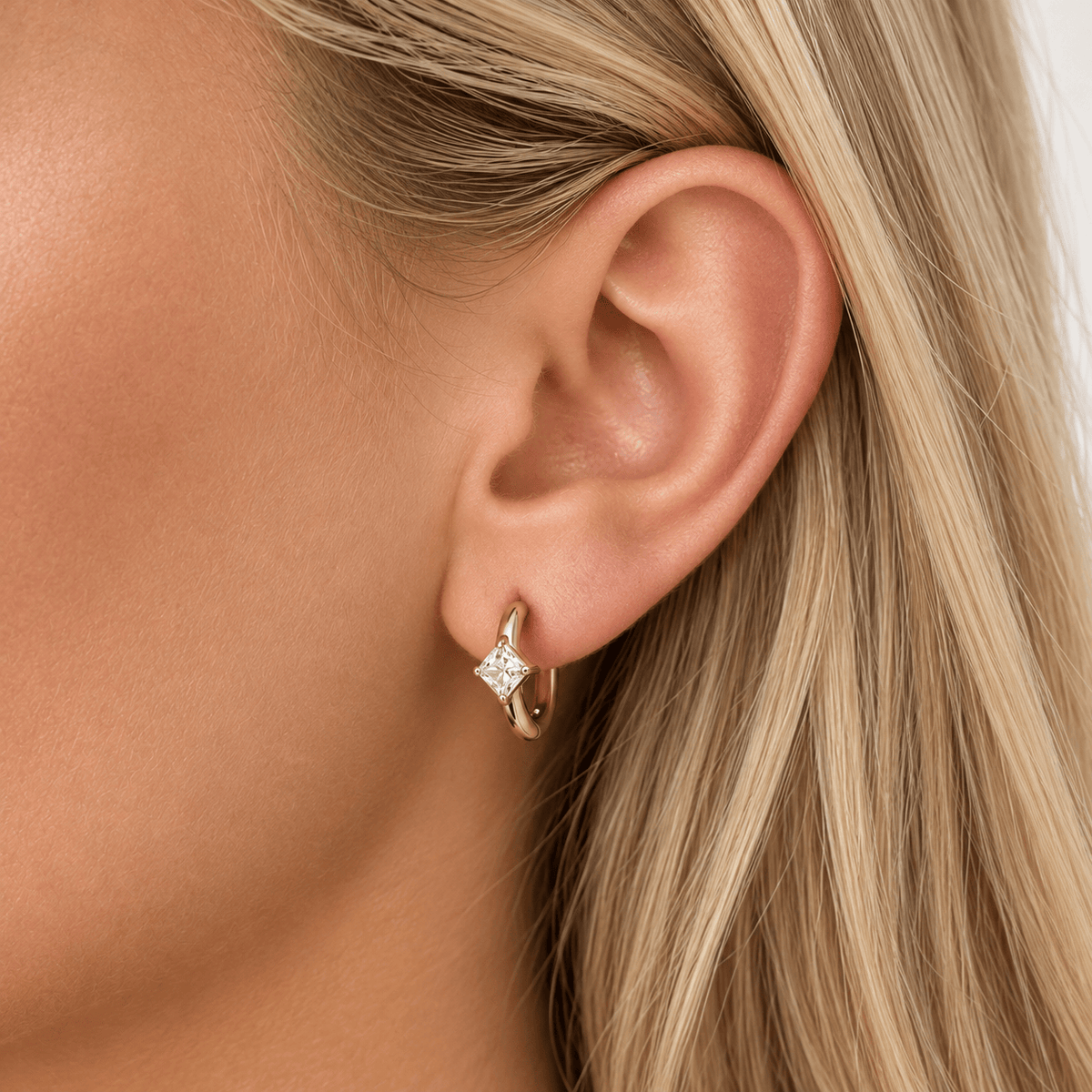 Bohomoon Stainless Steel Pennie Hoop Earrings