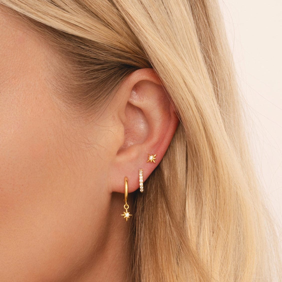 Bohomoon Stainless Steel Radiance Stud Earrings