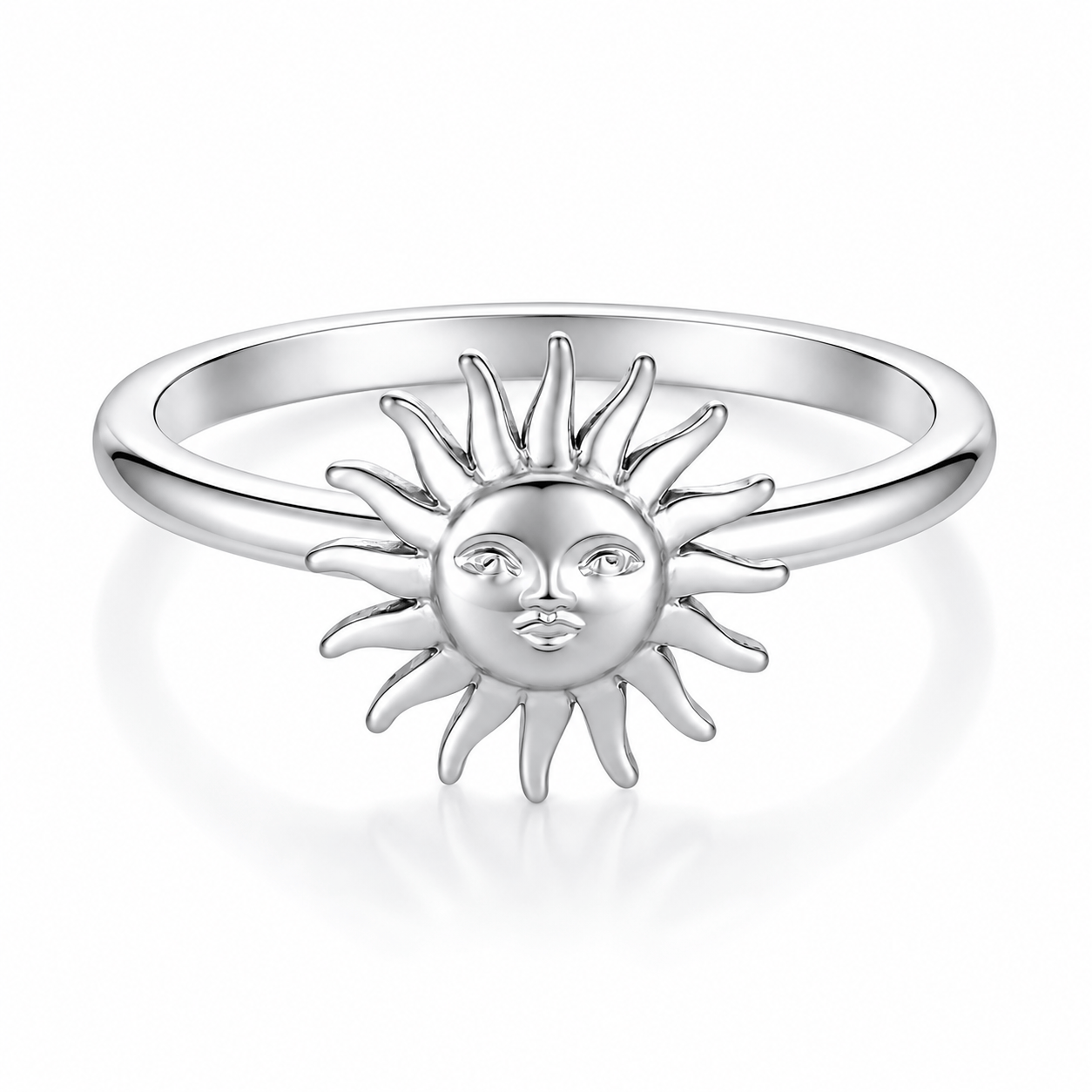 Bohomoon Stainless Steel Ray Of Sunshine Ring