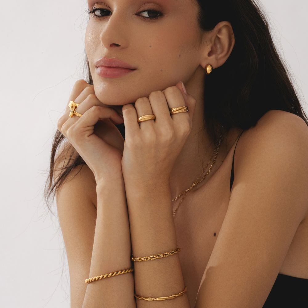 Bohomoon Stainless Steel Reni Rope Bracelet