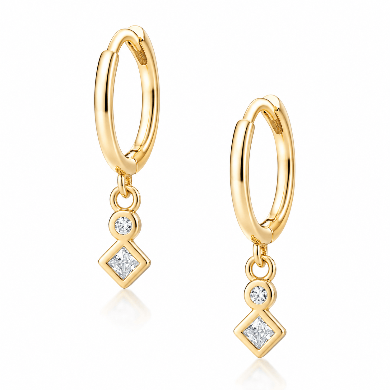 Bohomoon Stainless Steel Rina Hoop Earrings