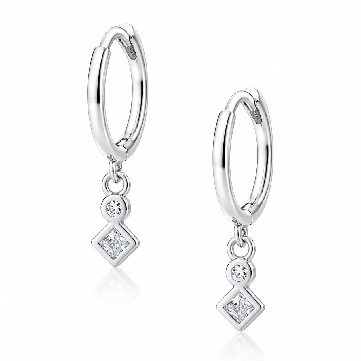 Bohomoon Stainless Steel Rina Hoop Earrings