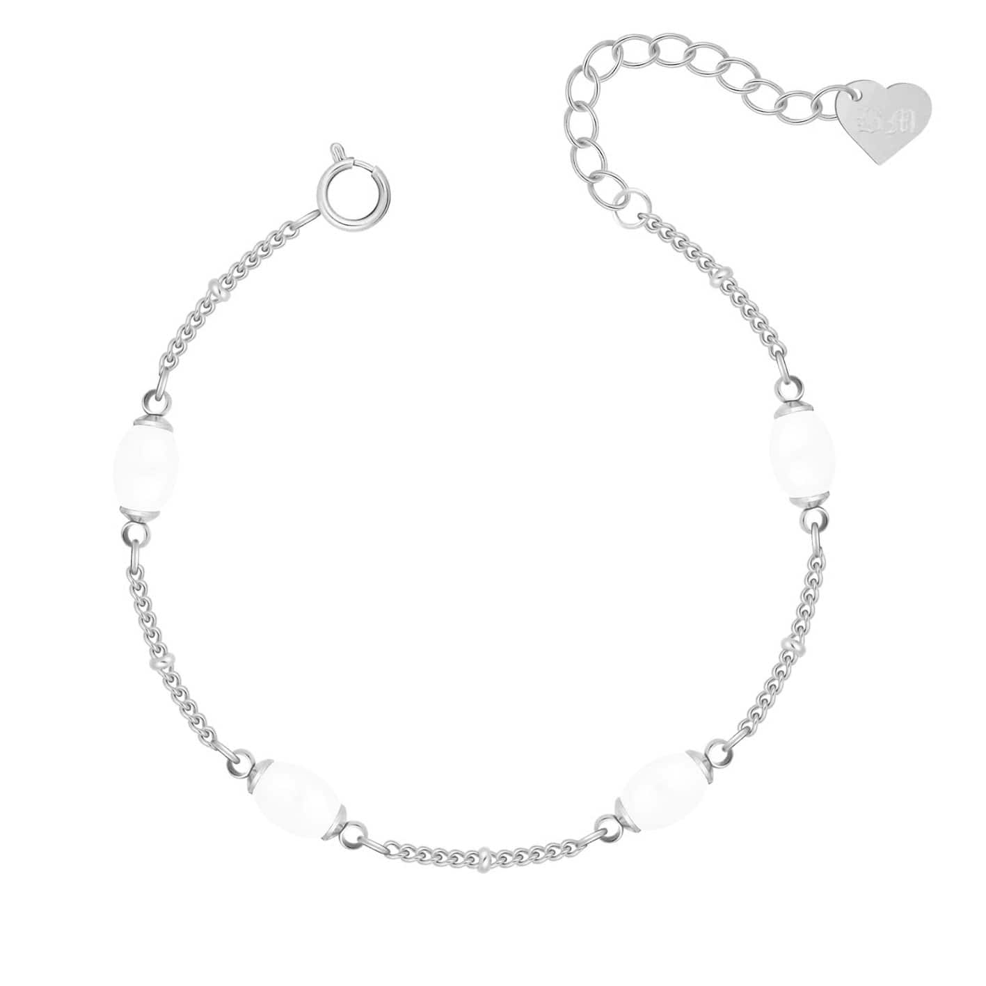 Bohomoon Stainless Steel Robin Pearl Bracelet