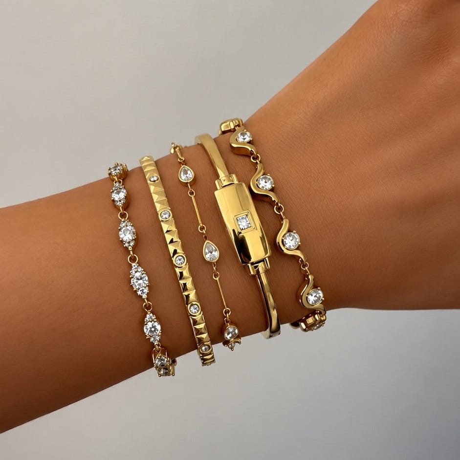 Bohomoon Stainless Steel Rosemary Bracelet