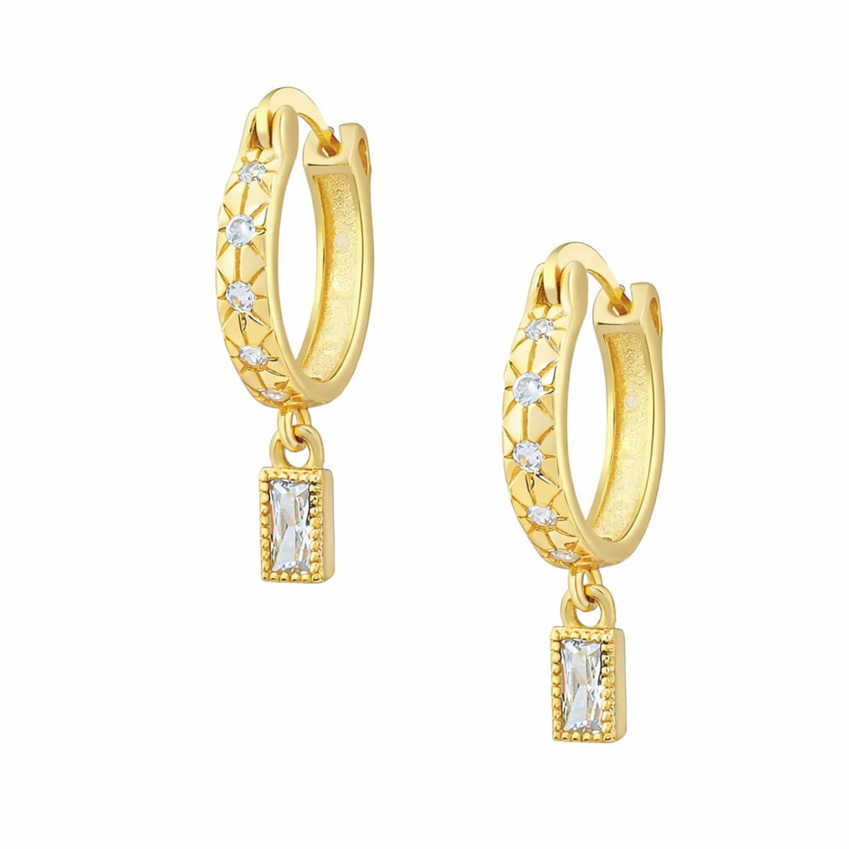 Bohomoon Stainless Steel Rowan Hoop Earrings