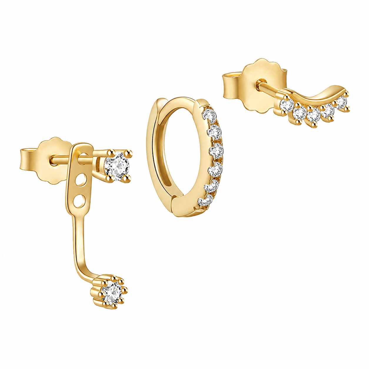 Bohomoon Stainless Steel Roxie Earring Set