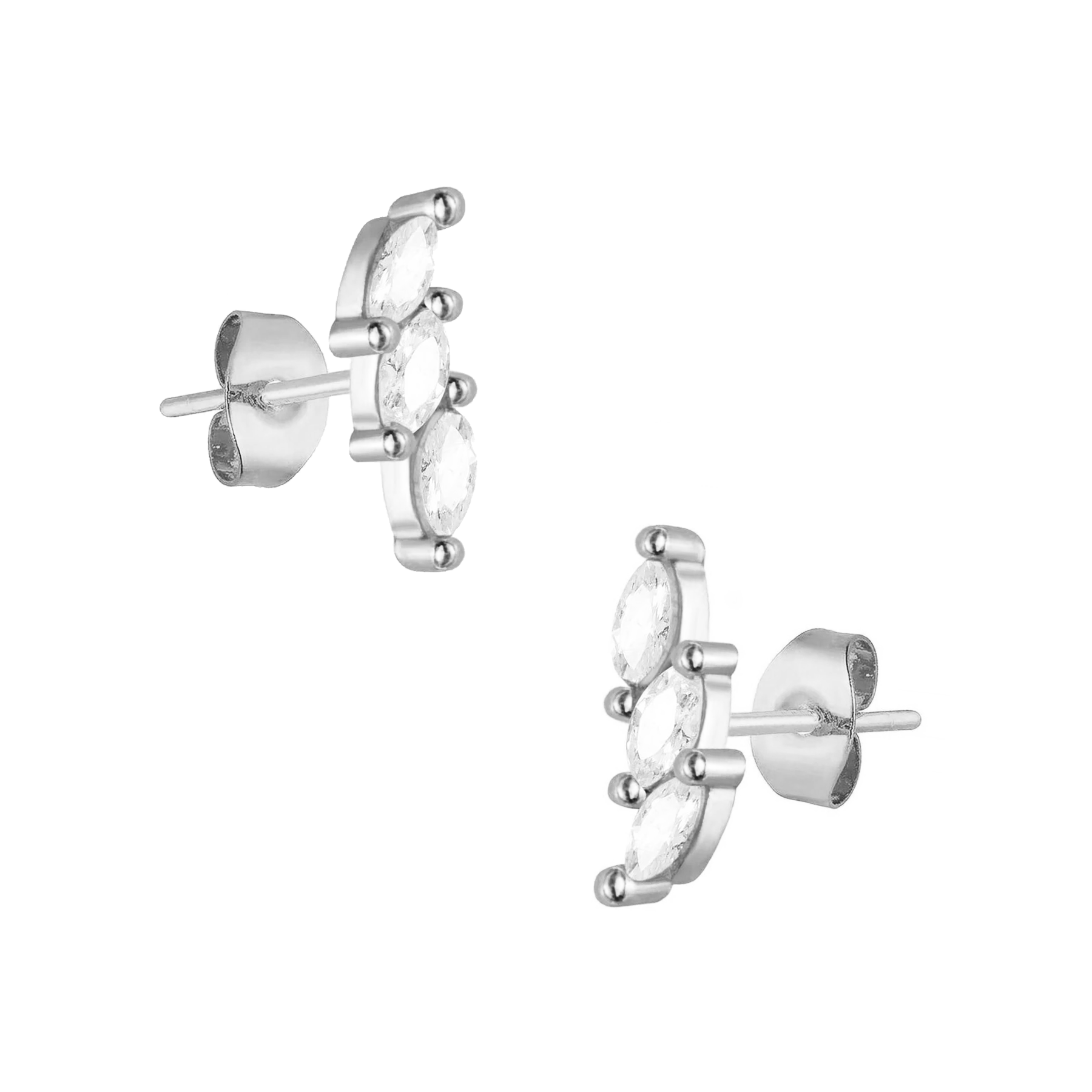 Bohomoon Stainless Steel Rumi Stud Earrings