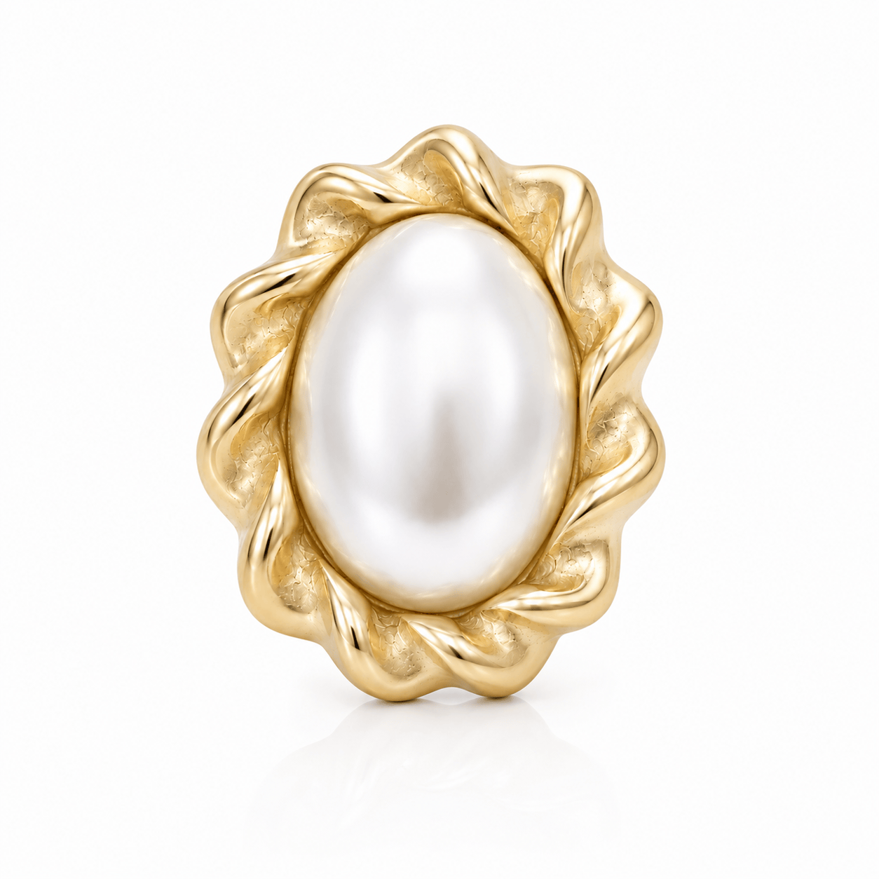 Bohomoon Stainless Steel Samaria Pearl Ring