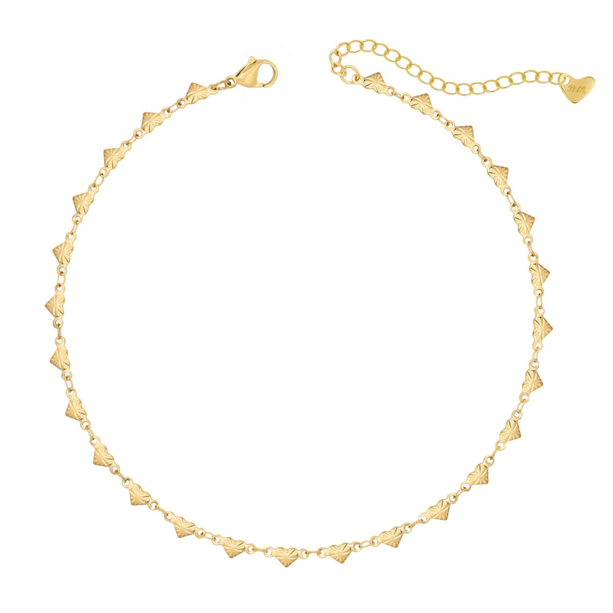Bohomoon Stainless Steel Santorini Heart Choker