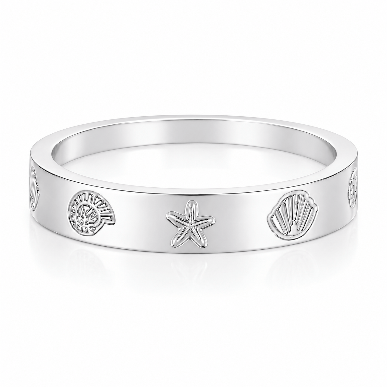 Bohomoon Stainless Steel Seashore Ring