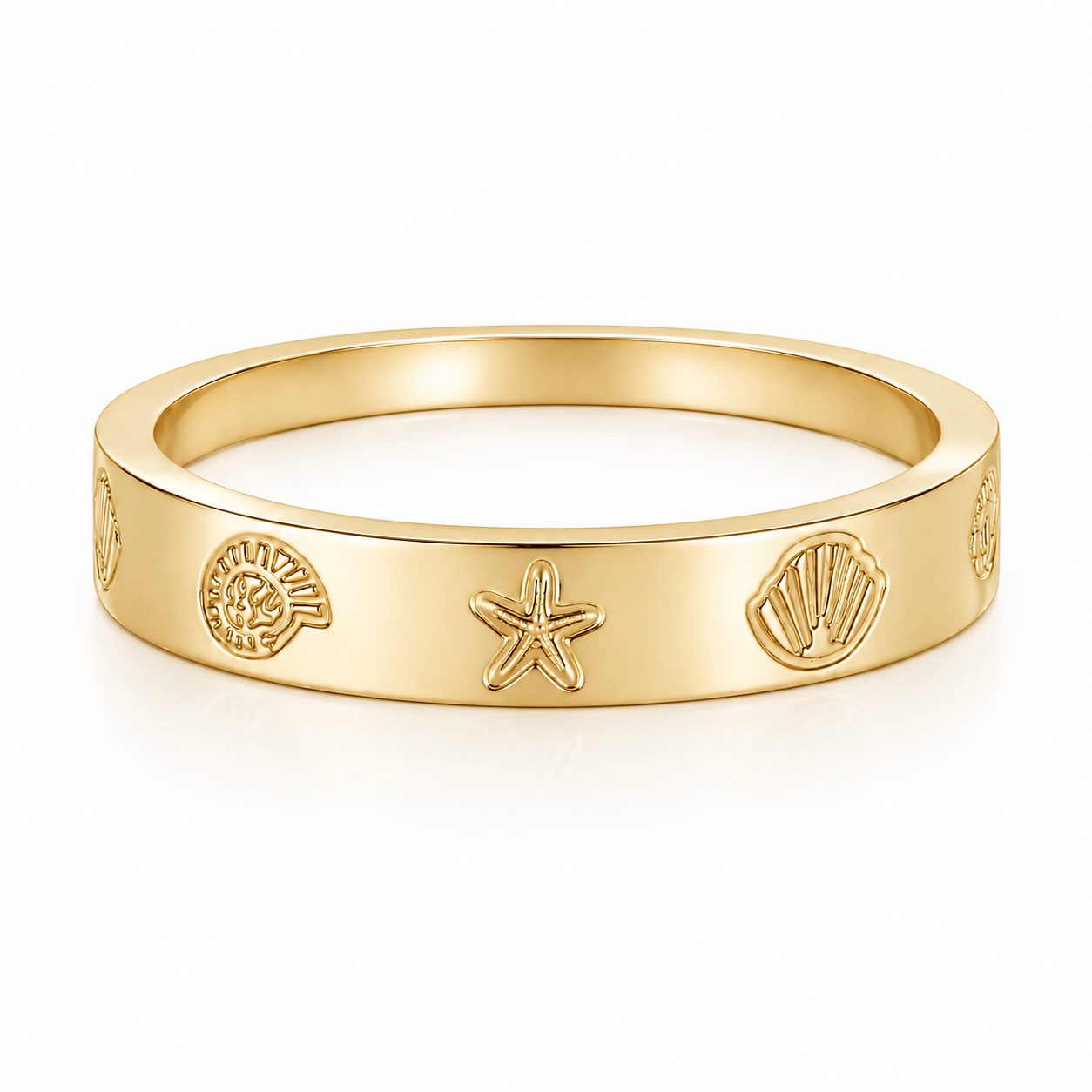 Bohomoon Stainless Steel Seashore Ring