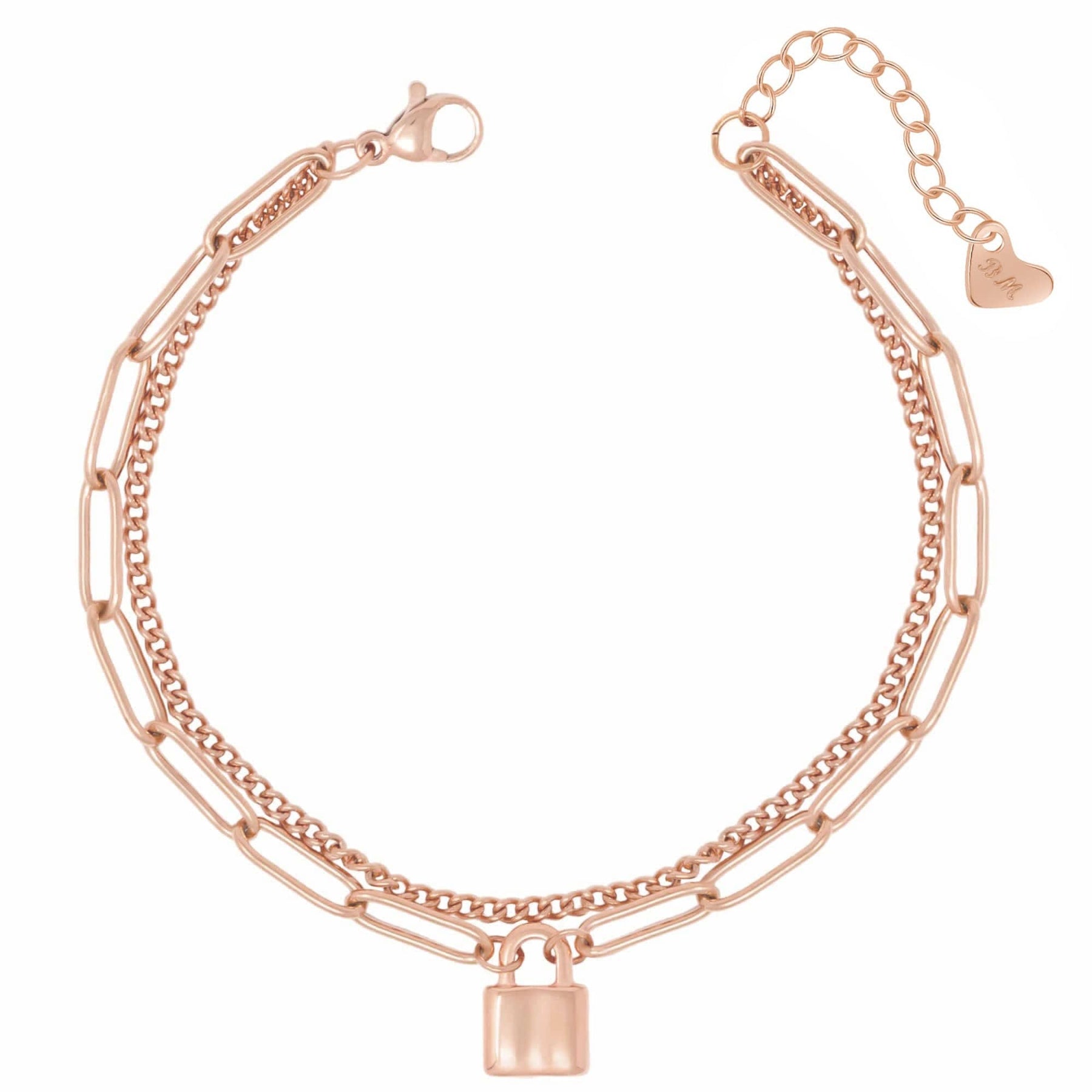 Bohomoon Stainless Steel Secrets Lock Bracelet