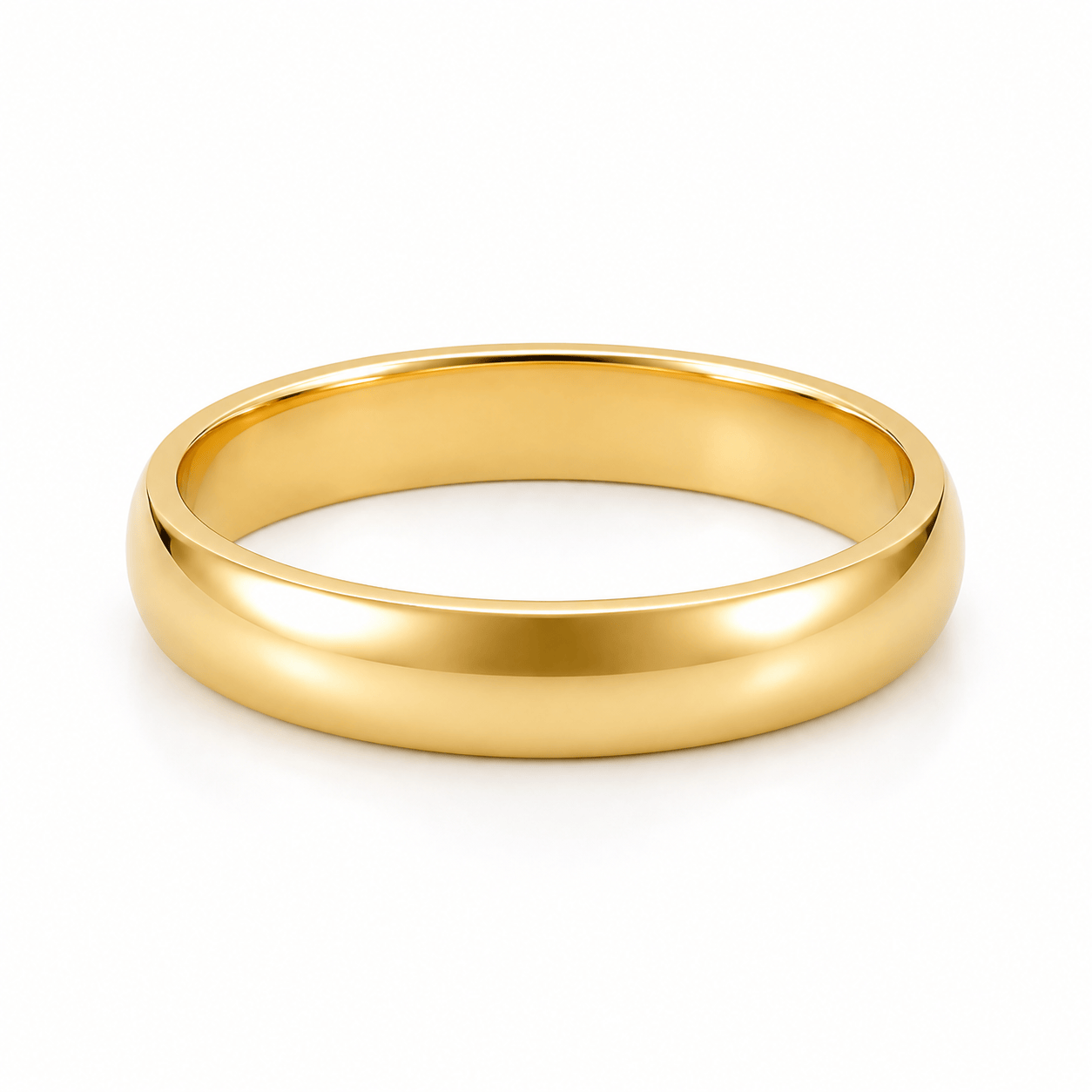 Bohomoon Stainless Steel Sense Plain Band Ring