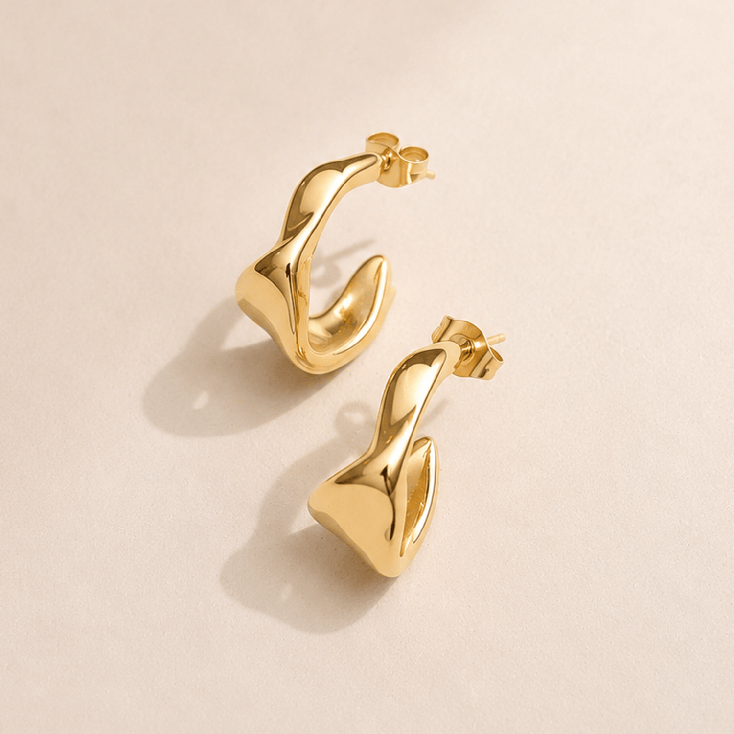 Bohomoon Stainless Steel Seraphina Hoop Earrings
