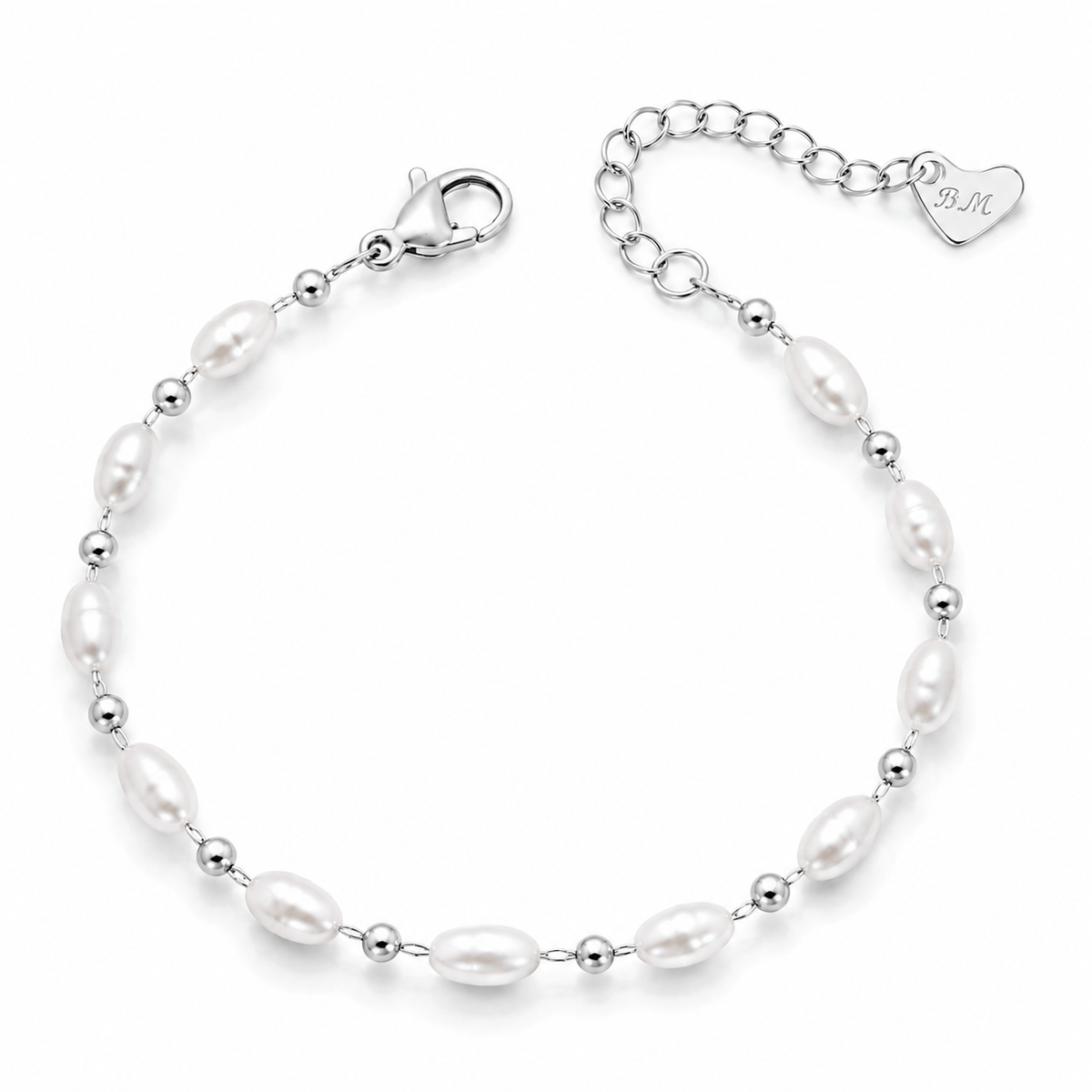 Bohomoon Stainless Steel Sienna Pearl Bracelet