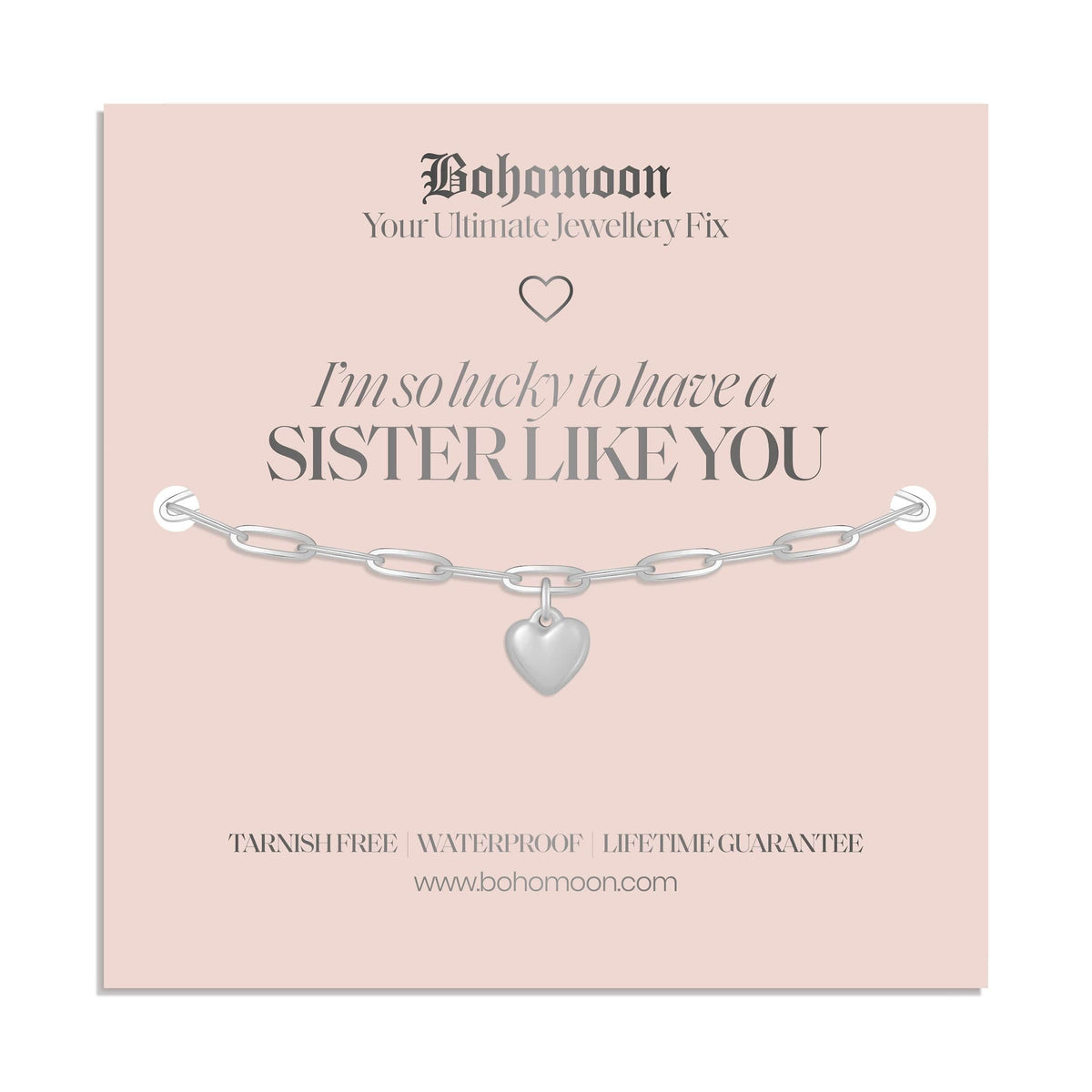 Bohomoon Stainless Steel Sister Bracelet