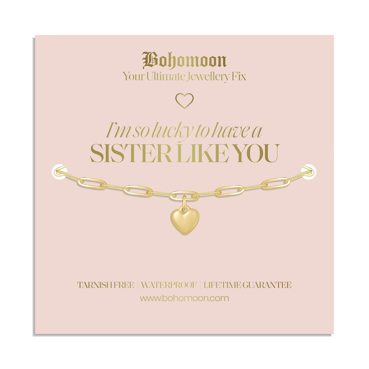 Bohomoon Stainless Steel Sister Bracelet