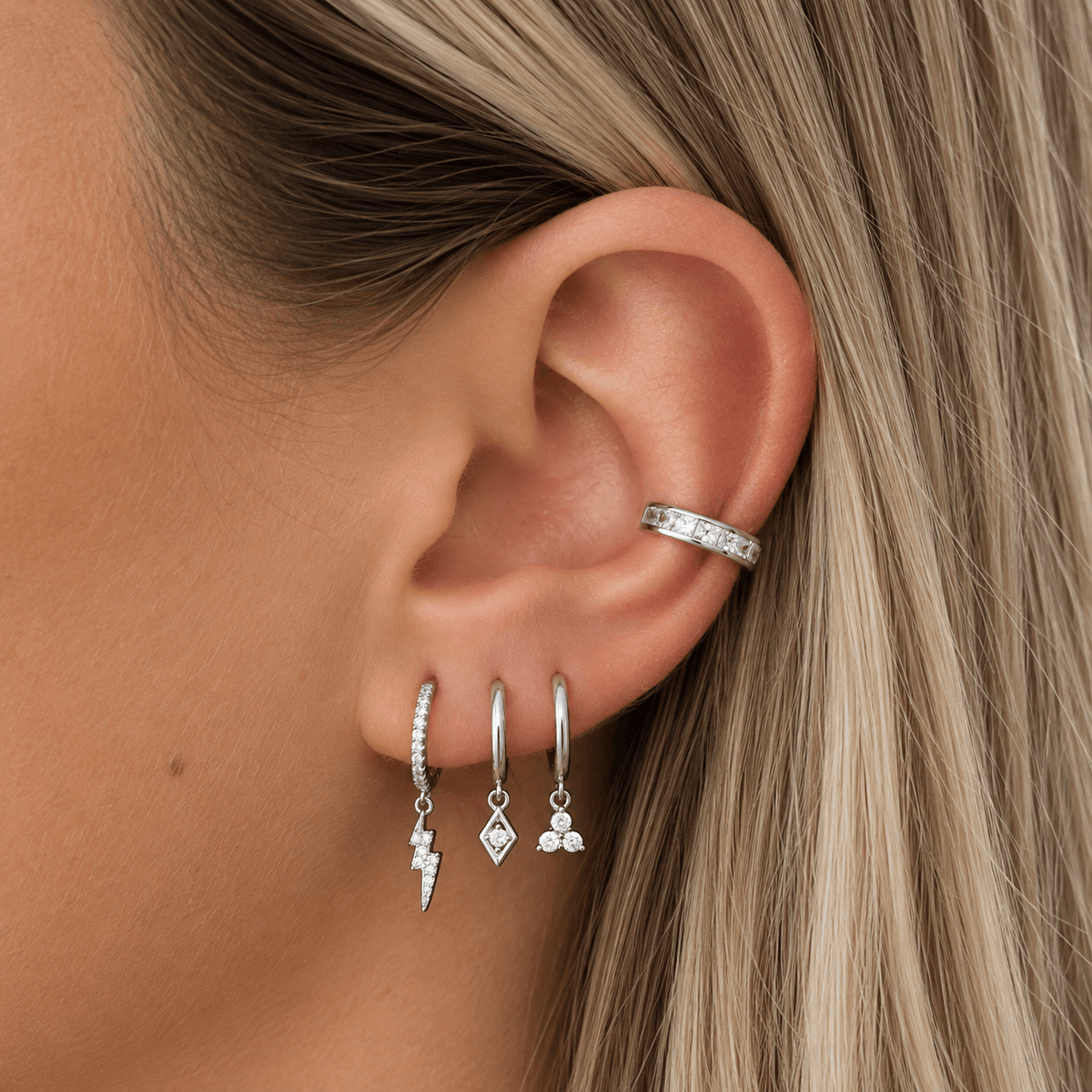 Bohomoon Stainless Steel Skyler Hoop Earrings