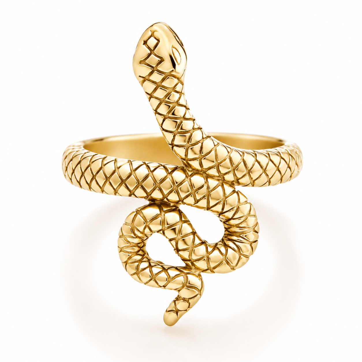 Bohomoon Stainless Steel Snake Charmer Ring
