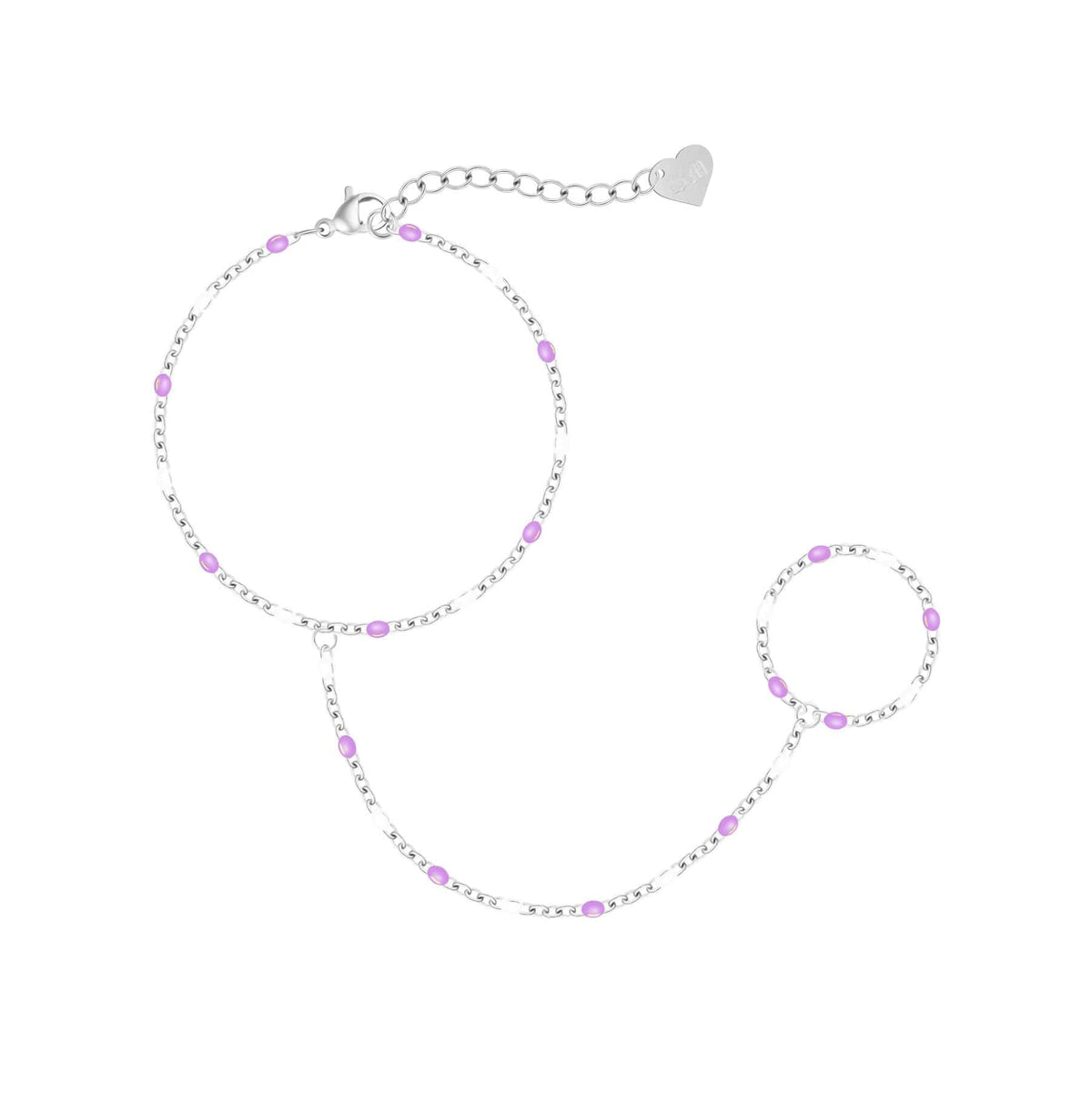 Bohomoon Stainless Steel Soda Hand Chain Bracelet