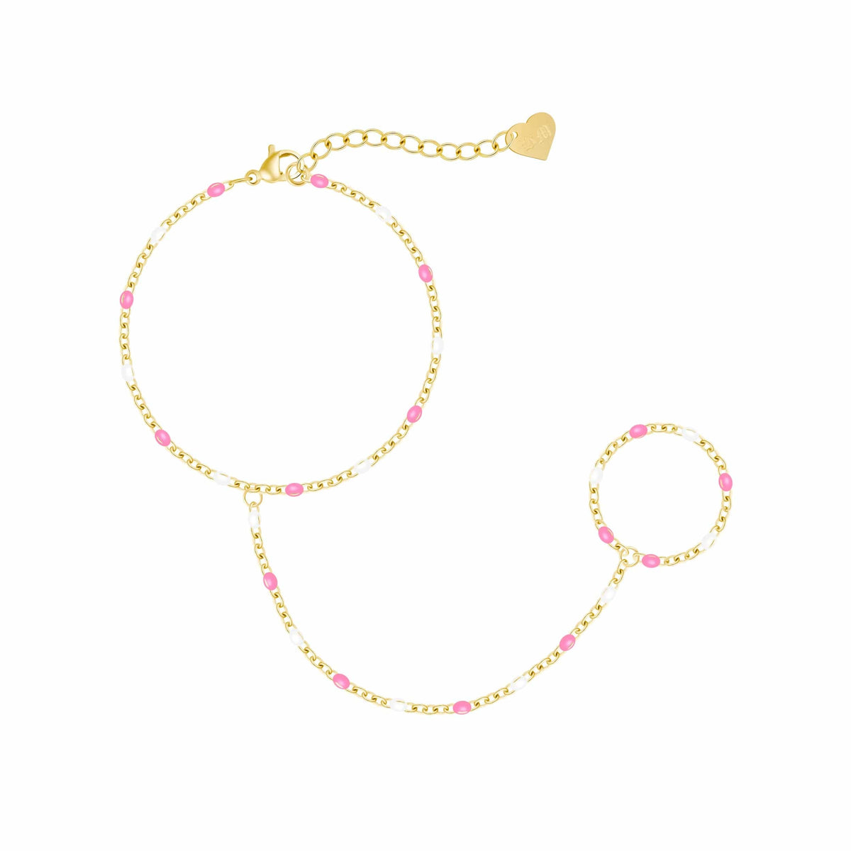 Bohomoon Stainless Steel Soda Hand Chain Bracelet