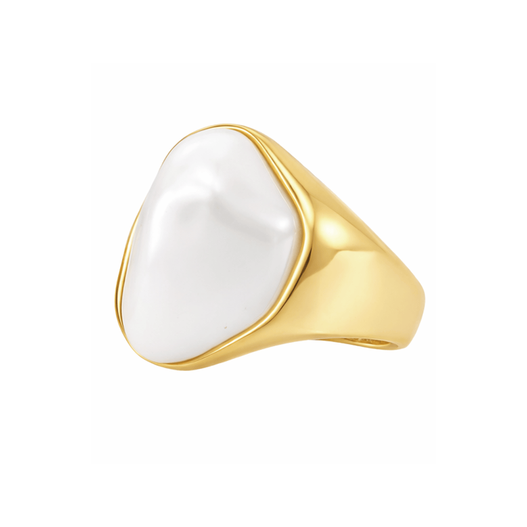 Bohomoon Stainless Steel Soho Pearl Ring