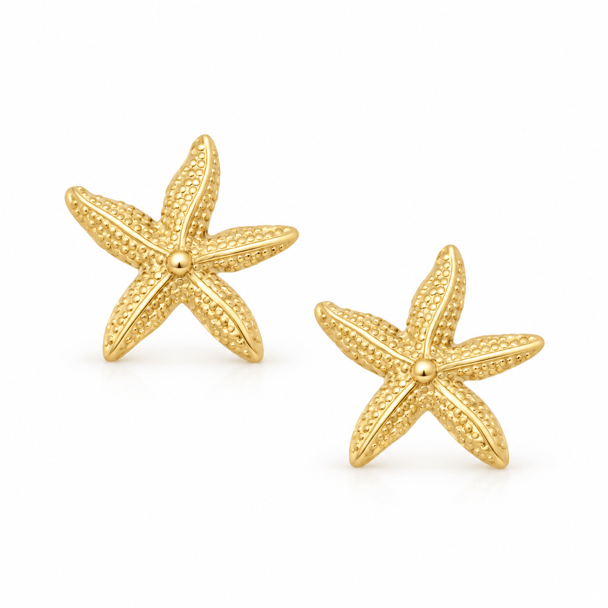 Bohomoon Stainless Steel Starfish Stud Earrings